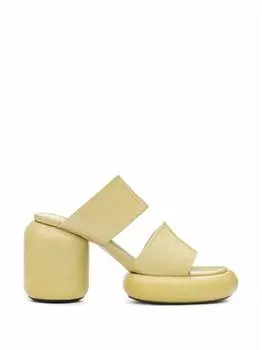 Мюли на блочном каблуке Jil Sander