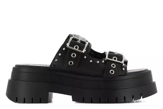 Мюли на химической платформе Yuu Jou, черный