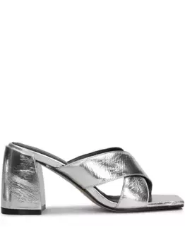 Мюли на каблуке Alchimia Di Ballin, серебяный