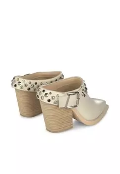 Мюли на каблуке Alma en Pena, белый