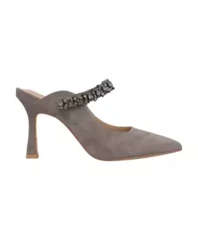 Мюли на каблуке Alma En Pena, серый