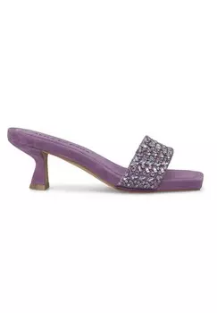 Мюли на каблуке BANDA PEDRERA Alma en Pena, фиолетовый