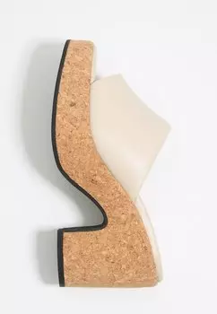 Мюли на каблуке Bimba Y Lola, кремовый