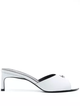 Мюли на каблуке Coperni, синий