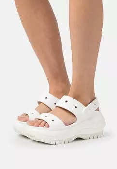 Мюли на каблуке Crocs, белый