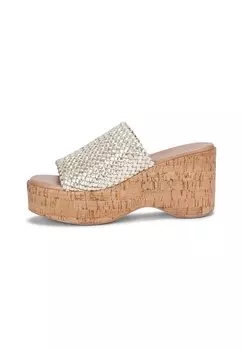 Мюли на каблуке KRYPTON WEAVE Carvela, золотой