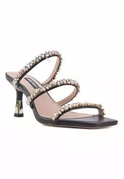 Мюли на каблуке MDP MACAI Nine West, черный