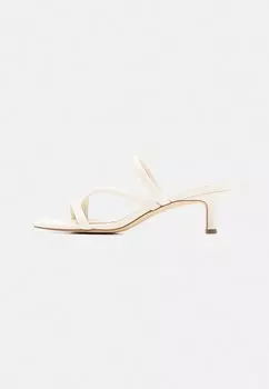 Мюли на каблуке MICHAEL Michael Kors CELIA KITTEN SLIDE, цвет light cream
