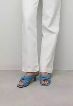 Мюли на каблуке MIT KNOTEN-DETAIL sacha, синий