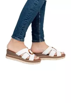 Мюли на каблуке Remonte, белый