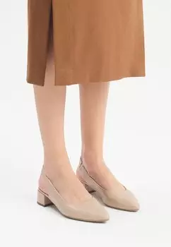 Мюли на каблуке RYKO, бежевый