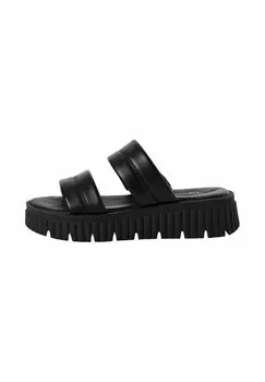 Мюли на каблуке Tamaris, черный