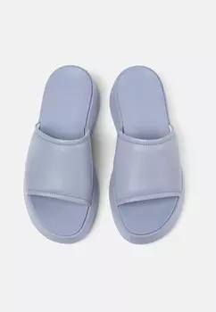 Мюли на каблуке Tasha Camper, mittelblau