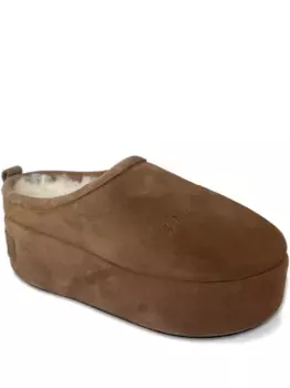 Мюли на платформе BALENCIAGA, коричневый