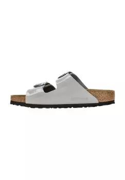 Мюли на плоской подошве ARIZONA Birkenstock, цвет grey