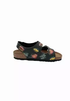 Мюли на плоской подошве Birkenstock, цвет dark blue