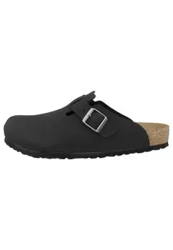 Мюли на плоской подошве BOSTON BFBC EARTHY VEGAN Birkenstock, цвет black
