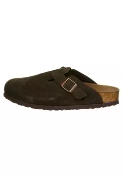 Мюли на плоской подошве BOSTON VL SFB NARROW Birkenstock, цвет brown