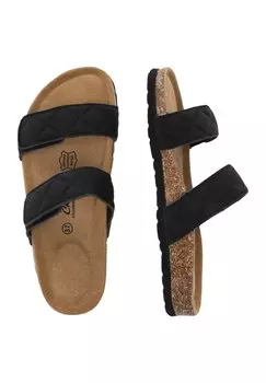 Мюли на плоской подошве Cruz, черный