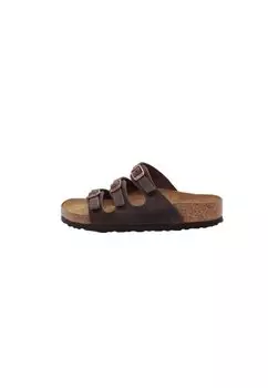 Мюли на плоской подошве FLORIDA SFB Birkenstock, цвет habana
