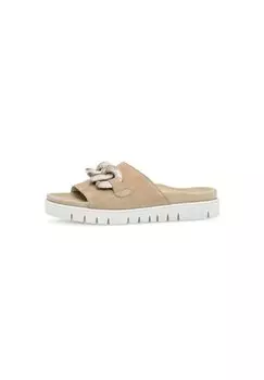 Мюли на плоской подошве Gabor, цвет beige