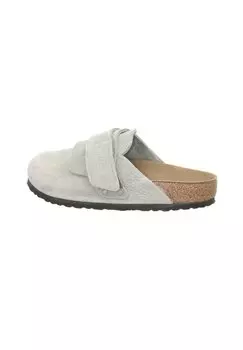 Мюли на плоской подошве NAGOYA Birkenstock, цвет desertbuckwhalegray