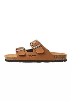 Мюли на плоской подошве OBAN CLASSIC Pepe Jeans, цвет cognac brown
