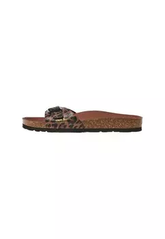 Мюли на плоской подошве OBAN LEOPARD Pepe Jeans, цвет dark brown
