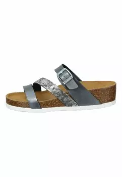 Мюли на плоской подошве PANTOLETTEN XALO Dr. Brinkmann, цвет anthrazit