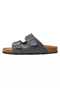 Мюли на плоской подошве Pepe Jeans, цвет antracite grey
