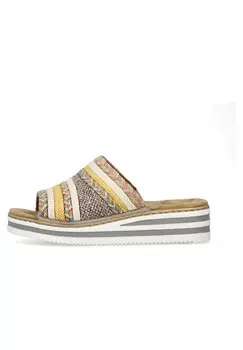 Мюли на плоской подошве Rieker, цвет beige