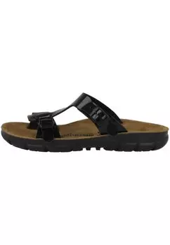 Мюли на плоской подошве SOFIA Birkenstock, цвет black patent