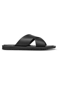 Мюли на плоской подошве U ERICE Geox, цвет black