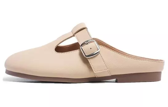 Мюли на ремешке Exull Q, натуральный