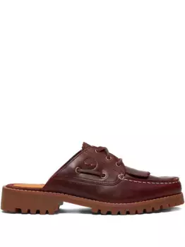 Мюли на шнуровке Timberland, красный