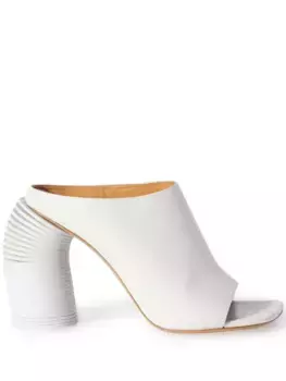 Мюли на высоком каблуке OFF-WHITE, белый