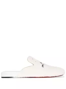 Мюли Navy Coolito Donna Christian Louboutin, белый