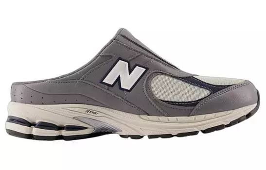Мюли New Balance 2002R Темно-серые Темно-синие