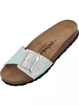 Мюли palado, цвет silber crack metallic