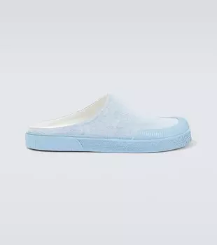 Мюли Paula's Ibiza из денима Loewe, синий