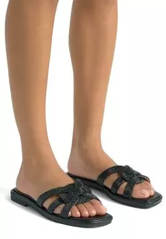 Мюли PLANA Y SIN CIERRE Alma en Pena, черный