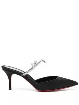 Мюли Planet Queen 70 Christian Louboutin, черный