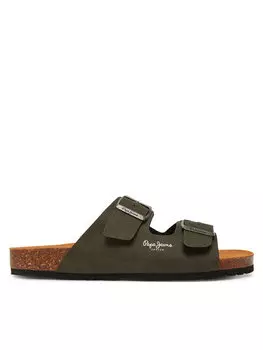 Мюли PMS90110 Pepe Jeans, хаки