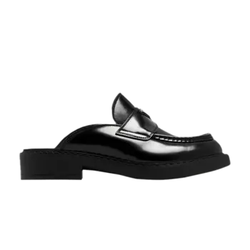 Мюли Prada Brushed Leather Mule 'Black', черный