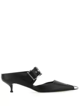 Мюли Punk Buckle 40 Alexander McQueen, черный
