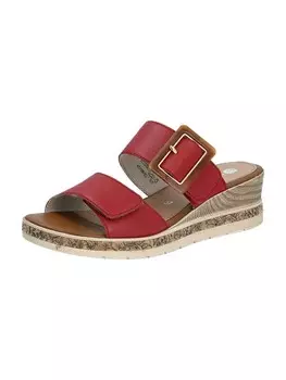 Мюли remonte Keilpantoletten, красный