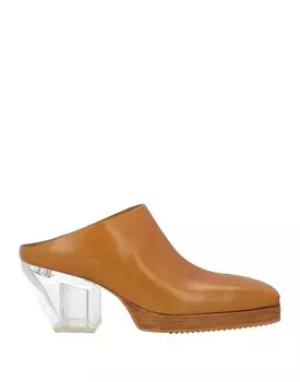Мюли Rick Owens, горчичный
