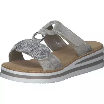 Мюли rieker & Badeschuhe, серебряный