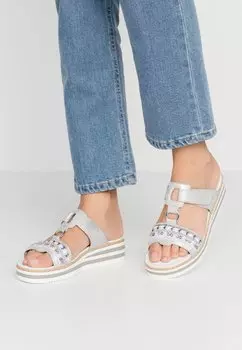 Мюли Rieker, цвет fog/silver