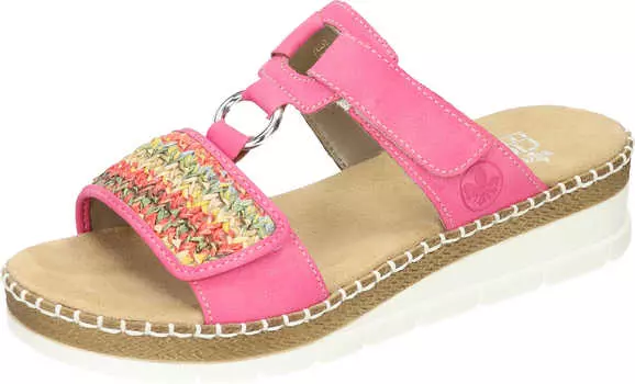 Мюли rieker Klassische, цвет multi/nelke